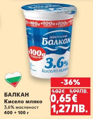 Балкан Кисело мляко, Преди