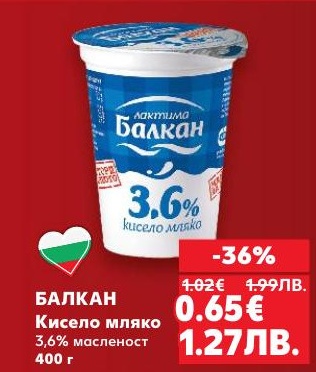 Балкан Кисело мляко, След